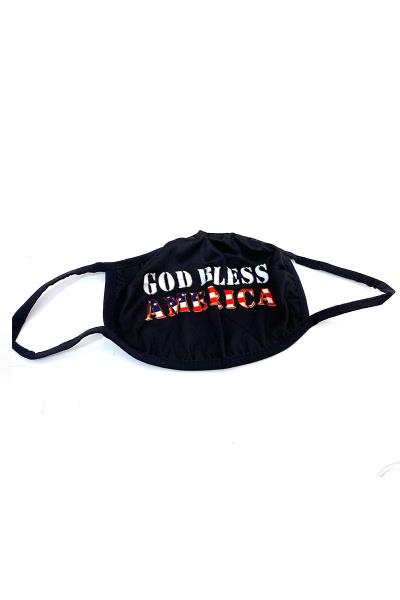 God Bless America Print Mask 1 Dozen