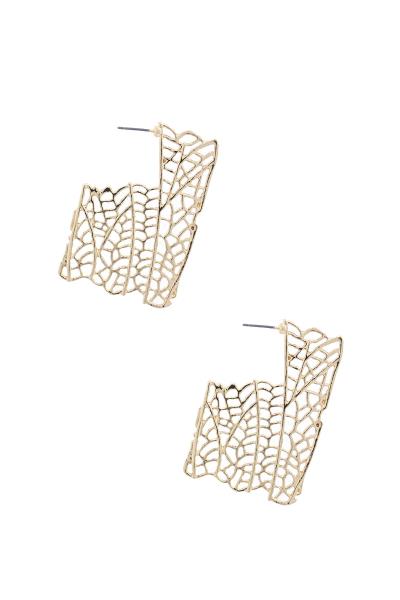 SODAJO Cut Out Square Shape Earring