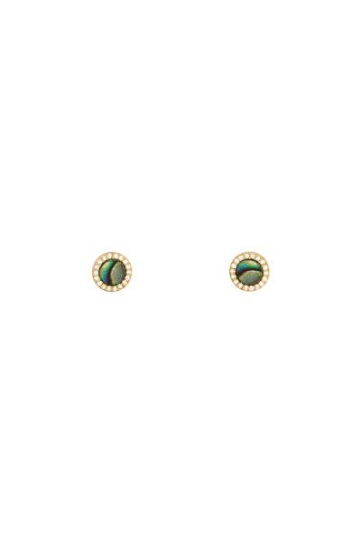 SELECT BOX 14K Gold Dipped Round Earring