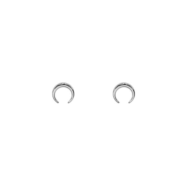 SELECT BOX 14K Gold Dipped Moon Earring