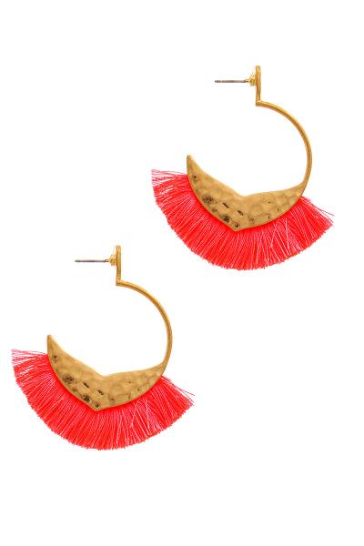 Stylish Chic Fan Tassel Earring