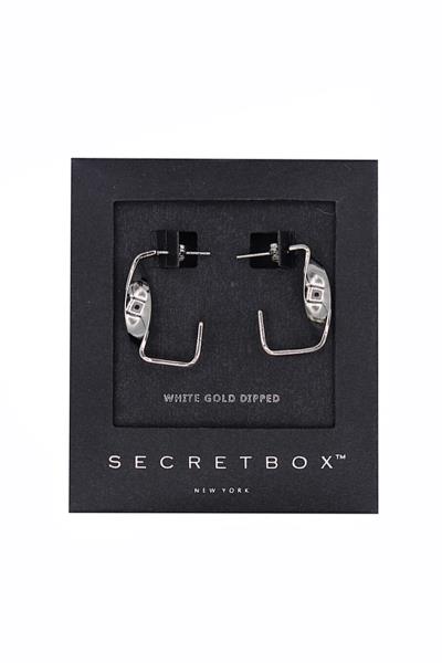 SELECT BOX 14K Gold Dipped Square Earring