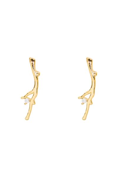 14K Gold Dipped Post Earring