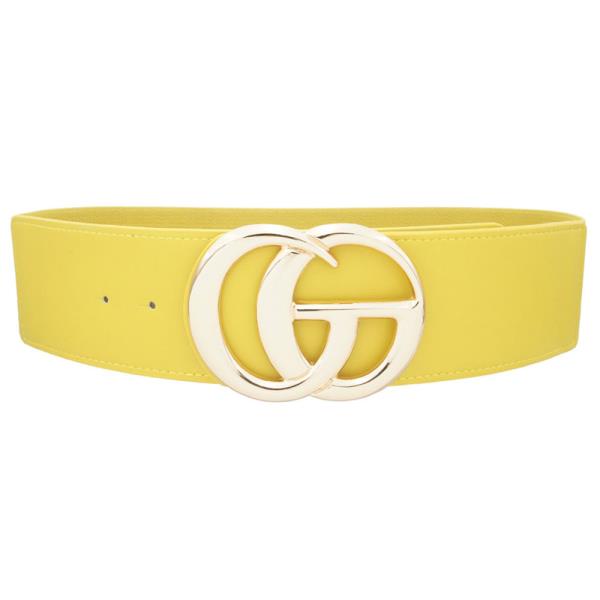 TRENDY FASHION PU ELASTIC BELT