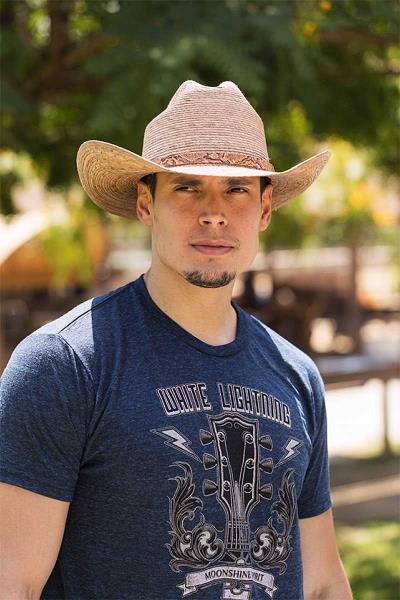 PALM LEAF WESTERN COWBOY HAT
