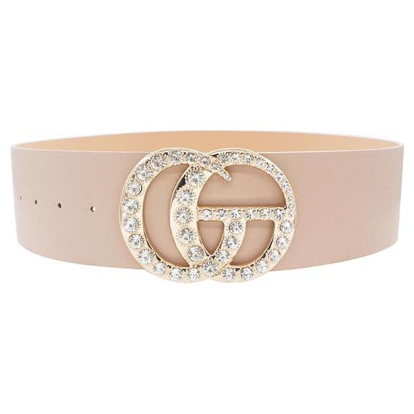 MULTI RHINESTONE BUCKLE BELT
