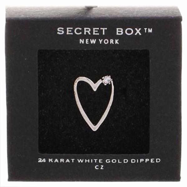 SECRET BOX HEART STONE SINGLE RING
