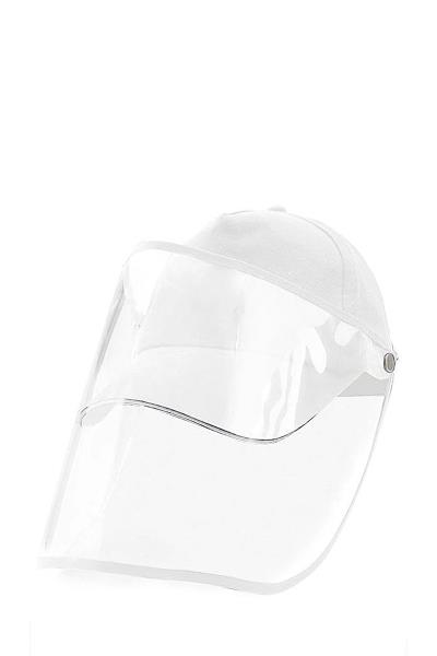 BASEBALL CAP EYE FACIAL PROTECTIVE DETACHABLE ADJUSTABLE HAT