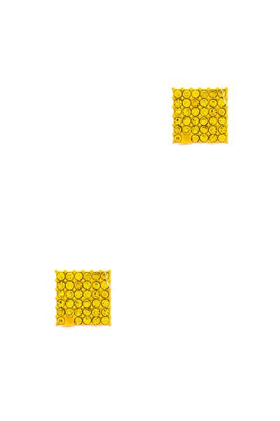 Rhinestone Square Stud Earring
