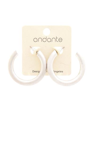 FASHION 1.5 INCH THICK OPEN HOOP EARRING
