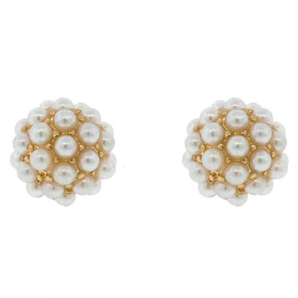 Rhinestone Ball Earring