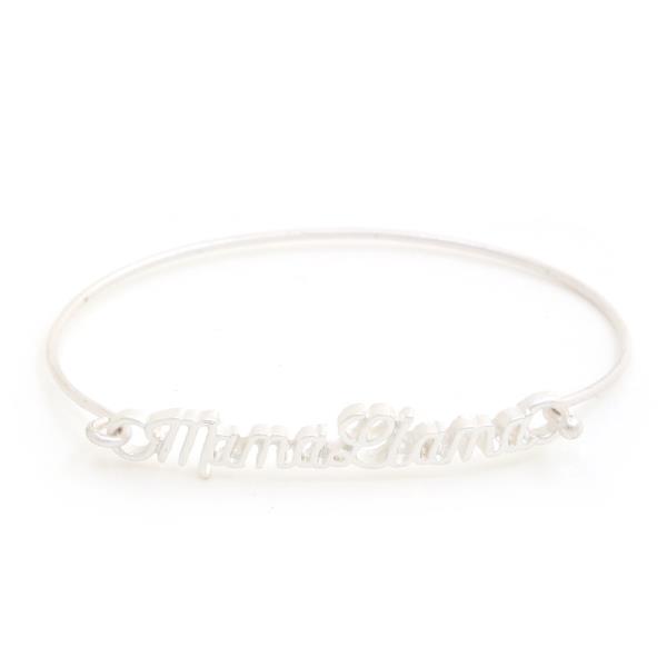 Mama Llama Metal Bracelet