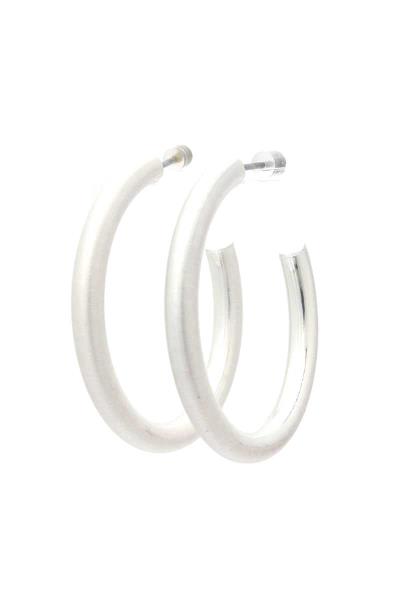 TUBE HOOP EARRING