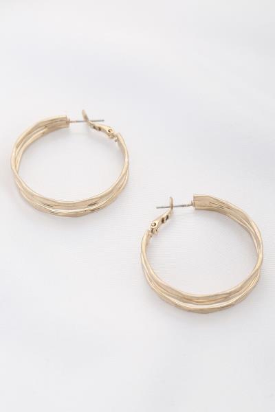 Metal Hoop Earring