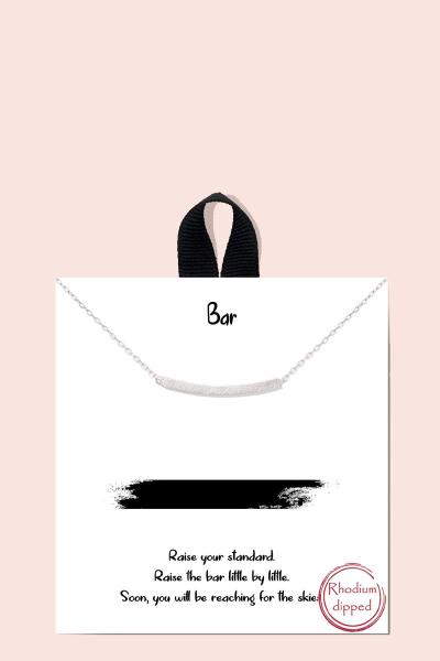 BLB BAR DAINTY NECKLACE