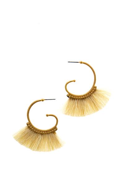 Chic Stylish Fan Tassel Earring