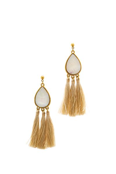 Chic Triple Tassel Drop Earring