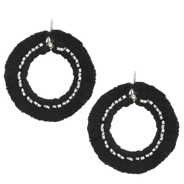 Round Beaded Earring