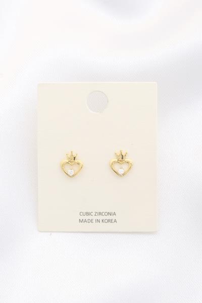 Dainty Heart Stud Earring