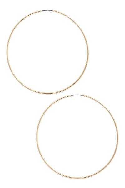 BASIC INFINITY METAL HOOP EARRING