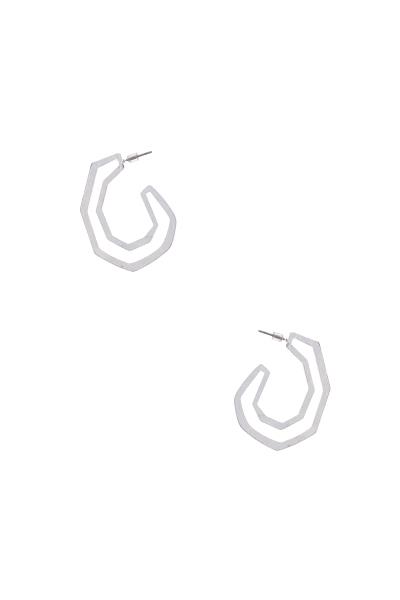 Cut Out Metal Earring