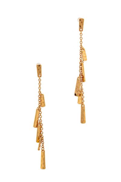 Liner Drop Chain Earring