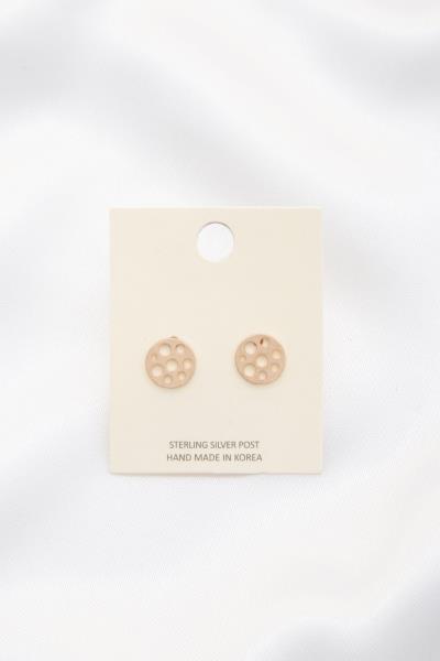 Round Stud Earring
