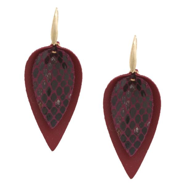 Animal Print Dangle Earring