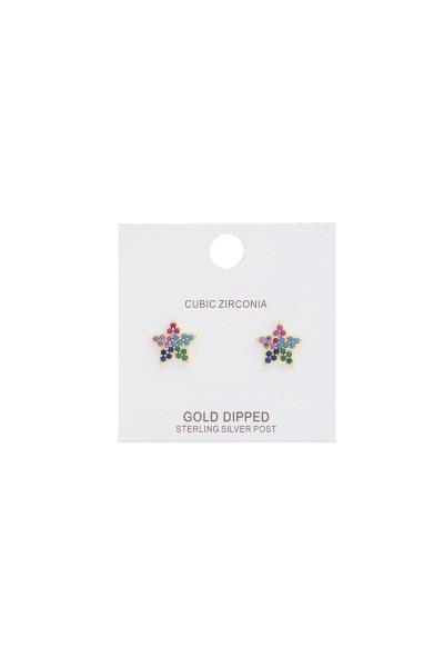 Star Gold Dipped Earring
