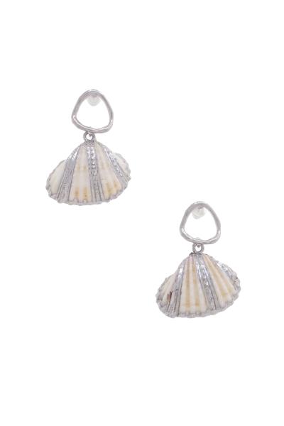 Seashell Circle Earring