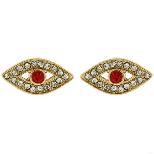 Eye Rhinestone Post Earring