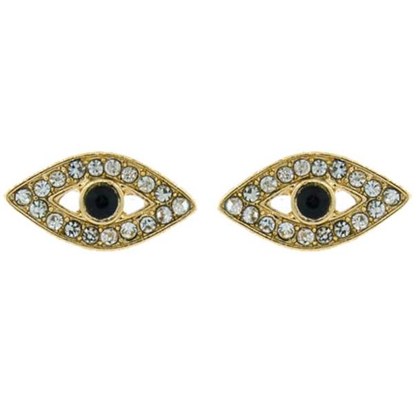 Eye Rhinestone Post Earring