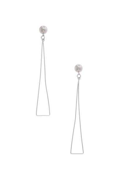 Long Triangle Dangle Earring