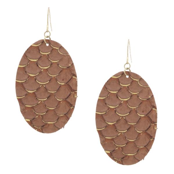 Oval Dangle Earring