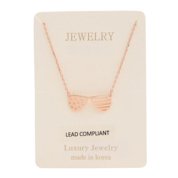 SUNGLASSES PENDANT NECKLACE