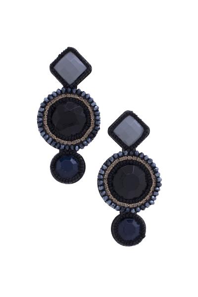 Beaded Post Earring