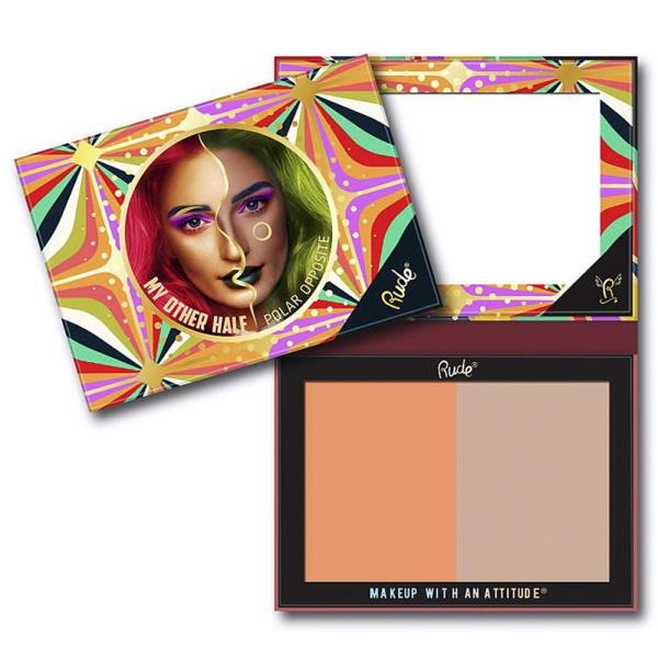RUDE My Other Half Duo Face Palette Polar Opposite