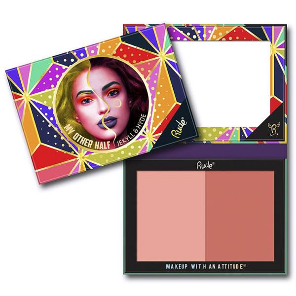 RUDE My Other Half Duo Shade Palette Jekyll and Hyde