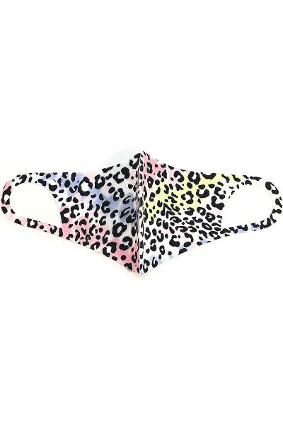 Anti Bacterial Fashion Face Mask Leopard Print
