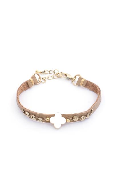 MOROCCAN SHAPE PU LEATHER BRACELET