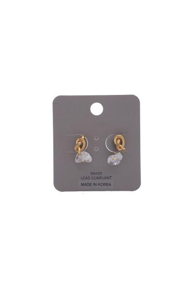 Knot Bead Earring