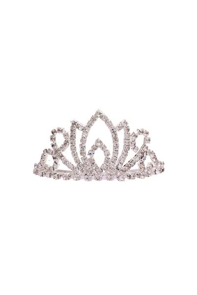 RHINESTONE MINI CROWN TIARA