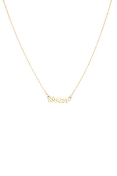 SISTER CHARM NECKLACE