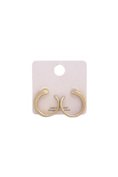 Open Circle Earring