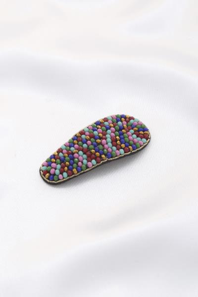 BEADED HAIR CLIP