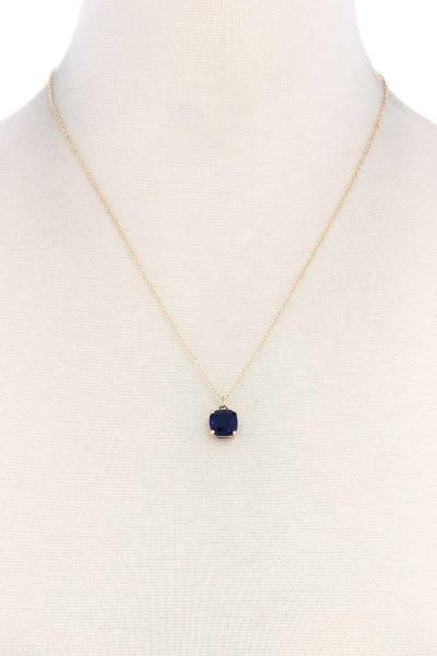 RHINESTONE CHARM NECKLACE