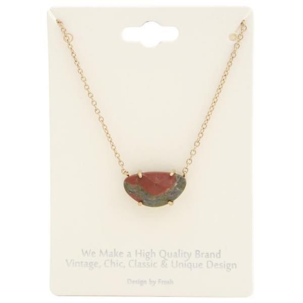 Upside Down Triangle Shape Necklace
