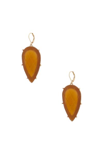 Teardrop Huggie Earring