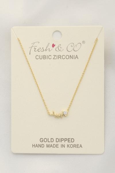 FISH CHARM GOLD DIPPED NECKLACE