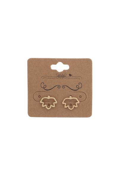 Leaf Shape Metal Earring